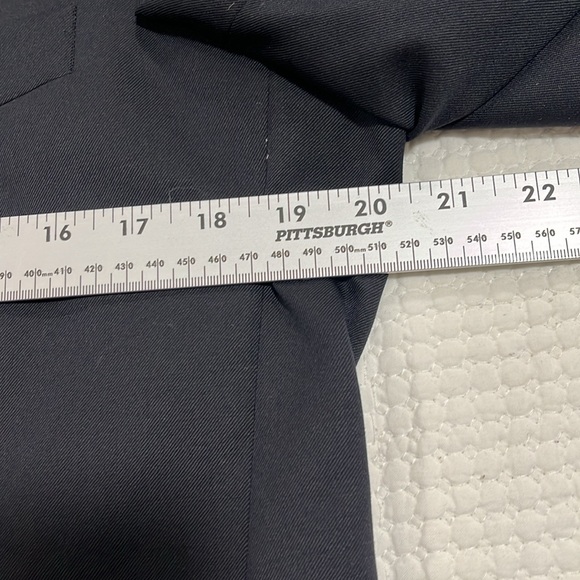 Mani by Giorgio Armani Mens Blazer Jacket Size 40R black Virgin Wool Sport Coat - Picture 8 of 10